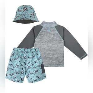 UV Skinz Boys 3 Piece Sun And Swim Set With UPF 50+ Sun Protection